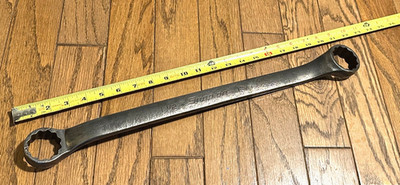   Snap On Tool JUMBO 1-1/2  1-5/8  SAE 21'' Long Wrench Double Box 12PT Offset