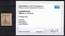SBZ 92 AX ct einwandfrei postfrisch Kurzbefund Schulz BPP #1664