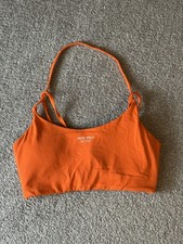 Jack Wills Active - Strappy Sports Bra - Orange - Size 12