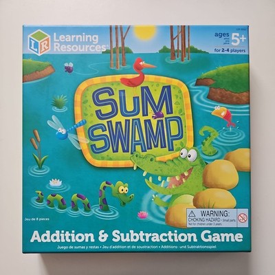 Sum Swamp Game Addition And Subtraction Game For 5 & Up Complete 
