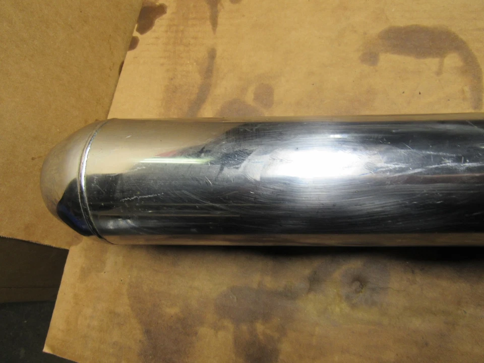 BMW R45 R65 OEM Right Muffler Exhaust Slip On Pipe 18 11 1 238 276 - Image 3 of 4