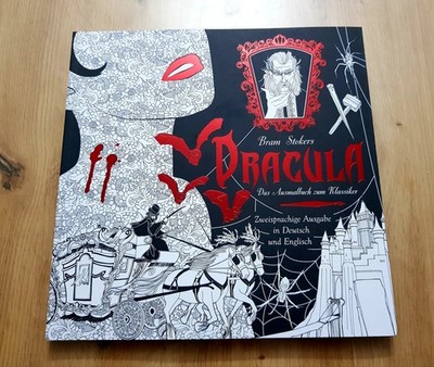 Dracula Ausmalbuch für Erwachsene | Bram Stoker | Gothic Klassiker | Neu