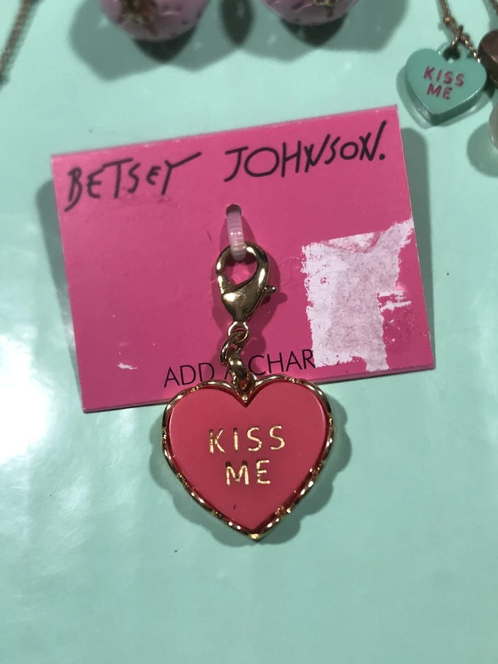 Lote Collares Pendientes y Dijes Betsey Johnson Vintage Candyland  Foto 4 de 4