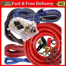 Complete 5000W Gravity 0 Gauge Amplifier Installation Wiring Kit Amp Pk2 0 Ga...