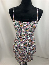 Zara Women's Floral Print Body Con Mini Dress Woman’s Size Small