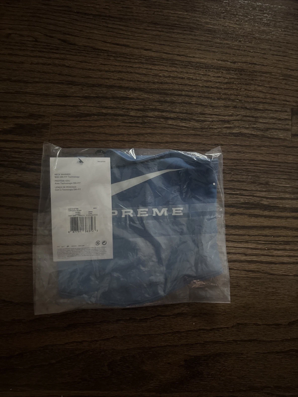 Supreme X Nike Neck Warmer / Mask “Blue”