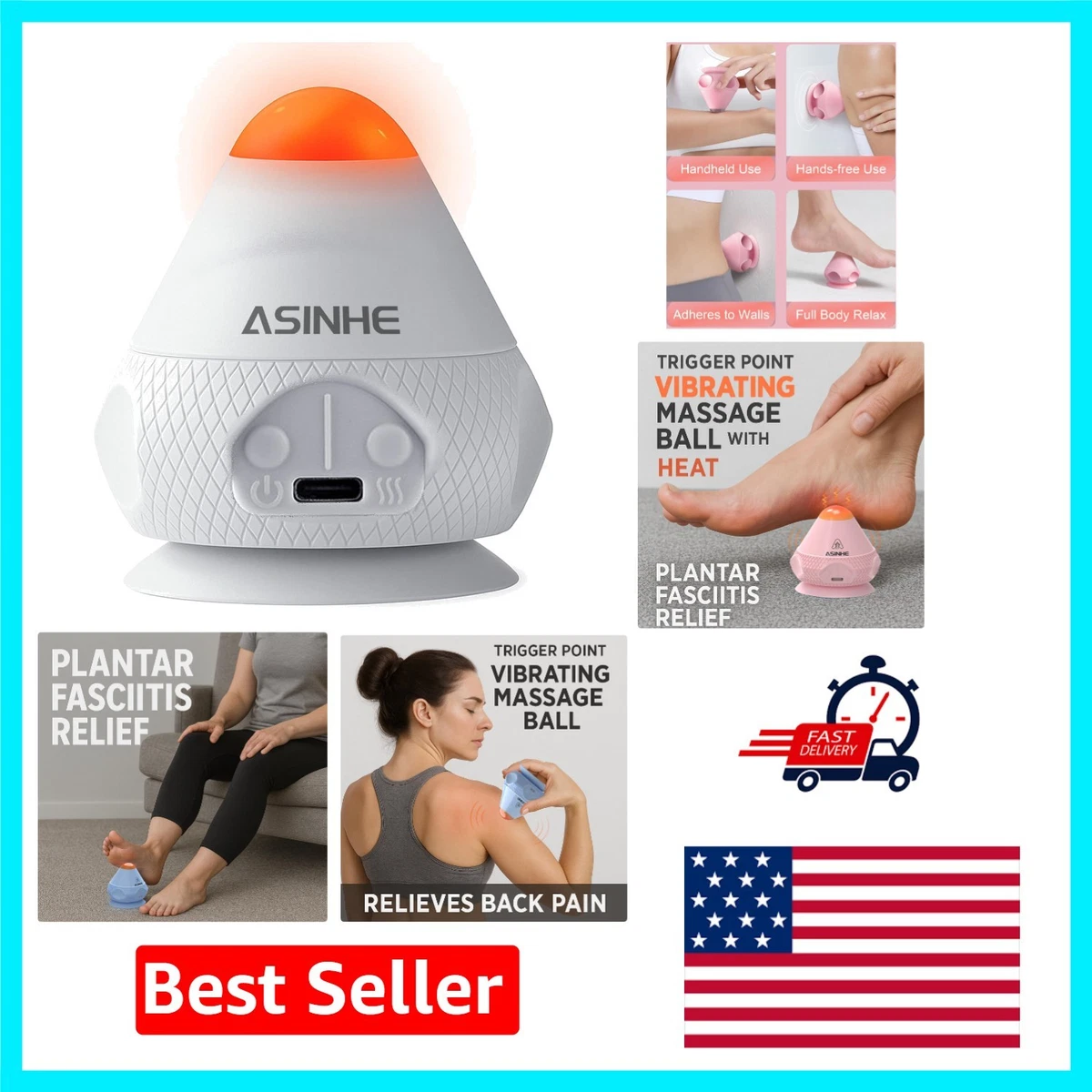 Heated Massage Ball Body Massagers for sale