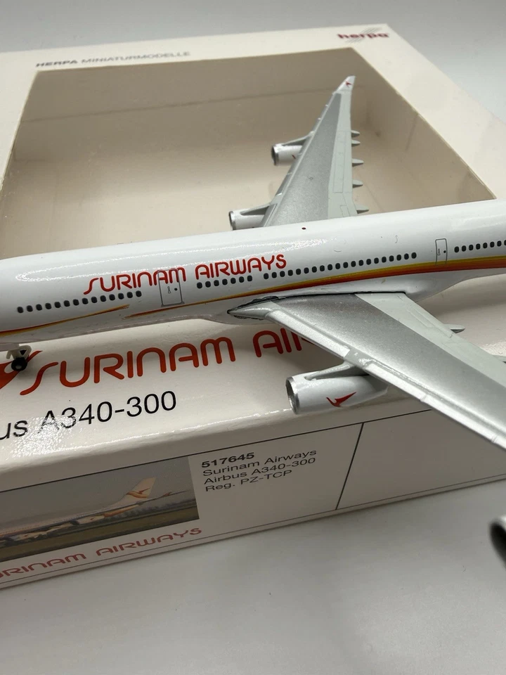 Herpa Wings 1:500 Surinam Airways A340-300 - Immagine 3 di 4