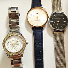 Fossil Damen Armbanduhr Edelstahl silber …