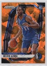 2024-25 Panini Prizm Orange Ice Prizm Melvin Ajinca #255 1lz5