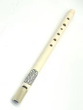 "Ivory" Model  High D Irish Tin Penny Whistle By Nick Metcalf tunable