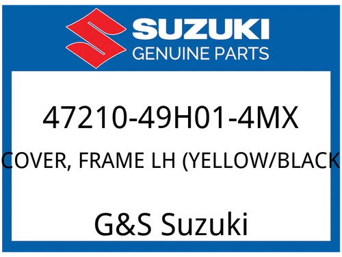 COVER, FRAME LH (YELLOW/BLACK)