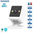 BESDER Wifi Camera IP 1080P Indoor Baby Monitor Color Night Vision Human Detect 
