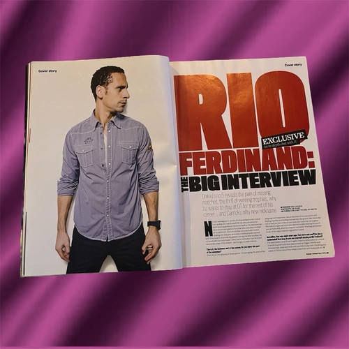Inside United Magazine May 2010 Rio Ferdinand Manchester Futbol Soccer UK Import - Foto 3 di 3