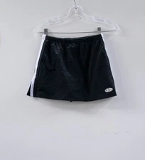UNIF Women's Size XS Black White Track Skort Mini A Line Athletic Lined