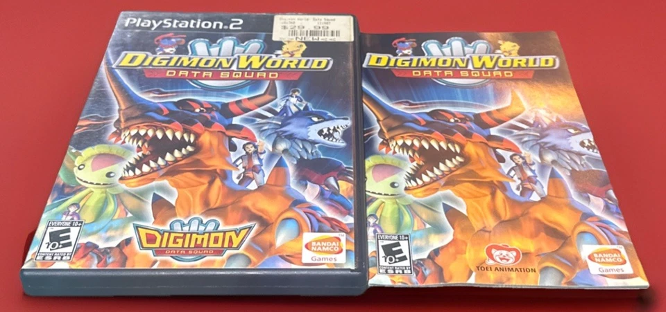 Digimon World Data Squad PlayStation 2 Ps2 case & manual only no game disc Nice - Image 3 of 4