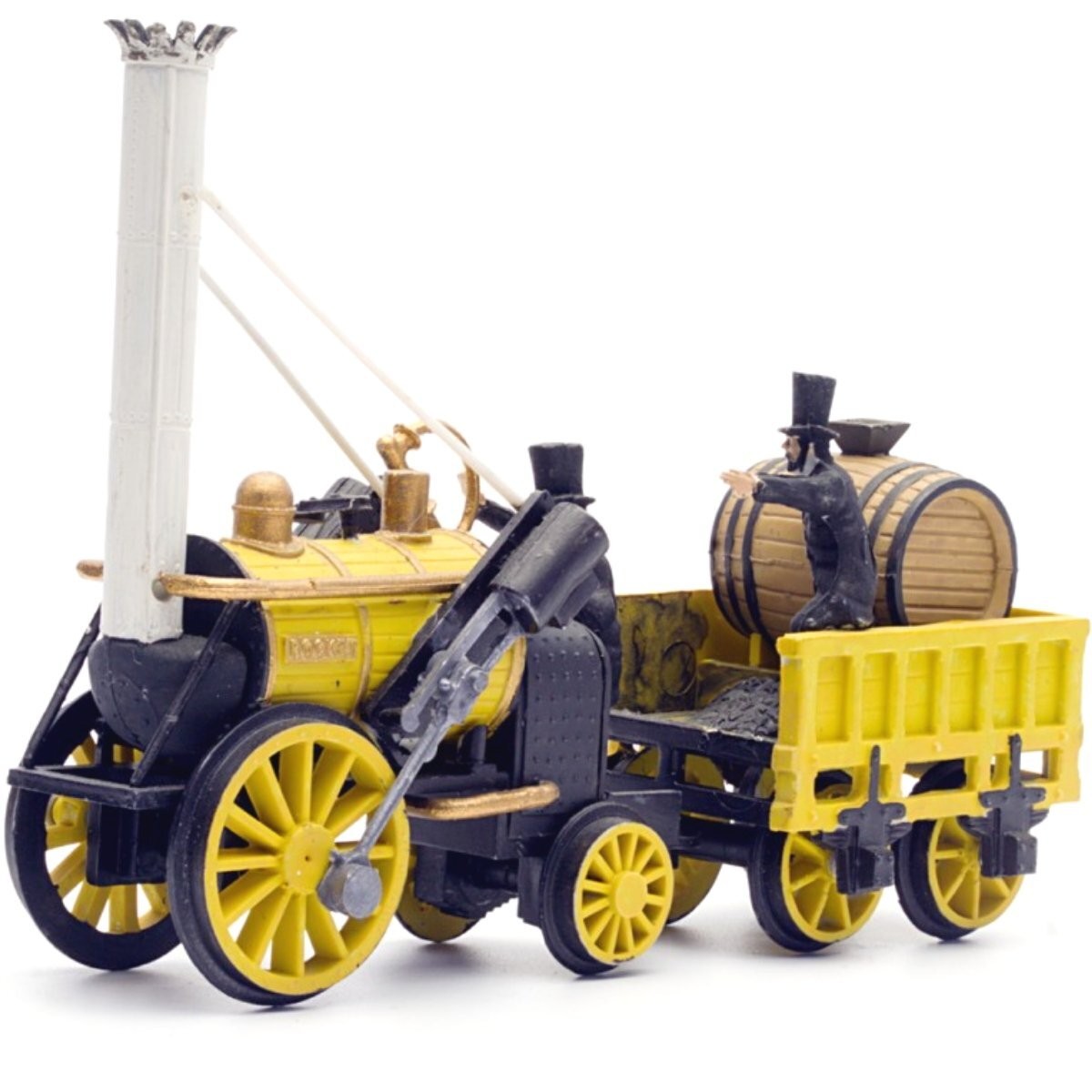 Dapol C046 Stephenson's Rocket & Tender Plastic Kit - OO Gauge Locomotive