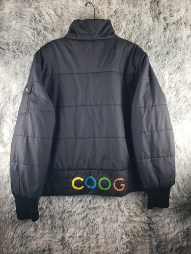 VINTAGE Coogi Black Puffer Coat/Jacket Size 2XL, Women's/ Mature Youth, see desc - Picture 2 of 9