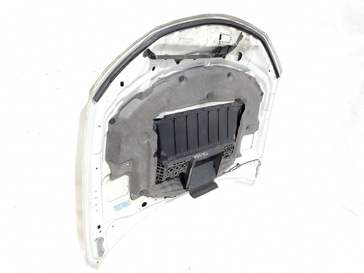 Hood 37J Satin White W/ Scoop Has Wear OEM 2008 09 10 11 Hood 37J Satin White W/ Scoop Has Wear OEM 2008 09 10 11