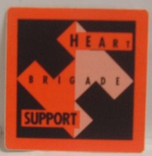 HEART (ANN & NANCY WILSON) - VINTAGE ORIGINAL CONCERT TOUR CLOTH BACKSTAGE PASS