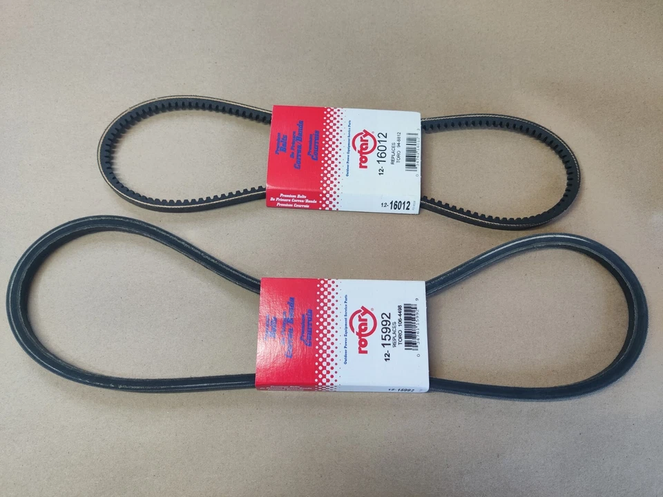 ROTARY USA MADE Auger & Drive Belt Set for Toro 726 826 826LE 828 Power Max Snowblower