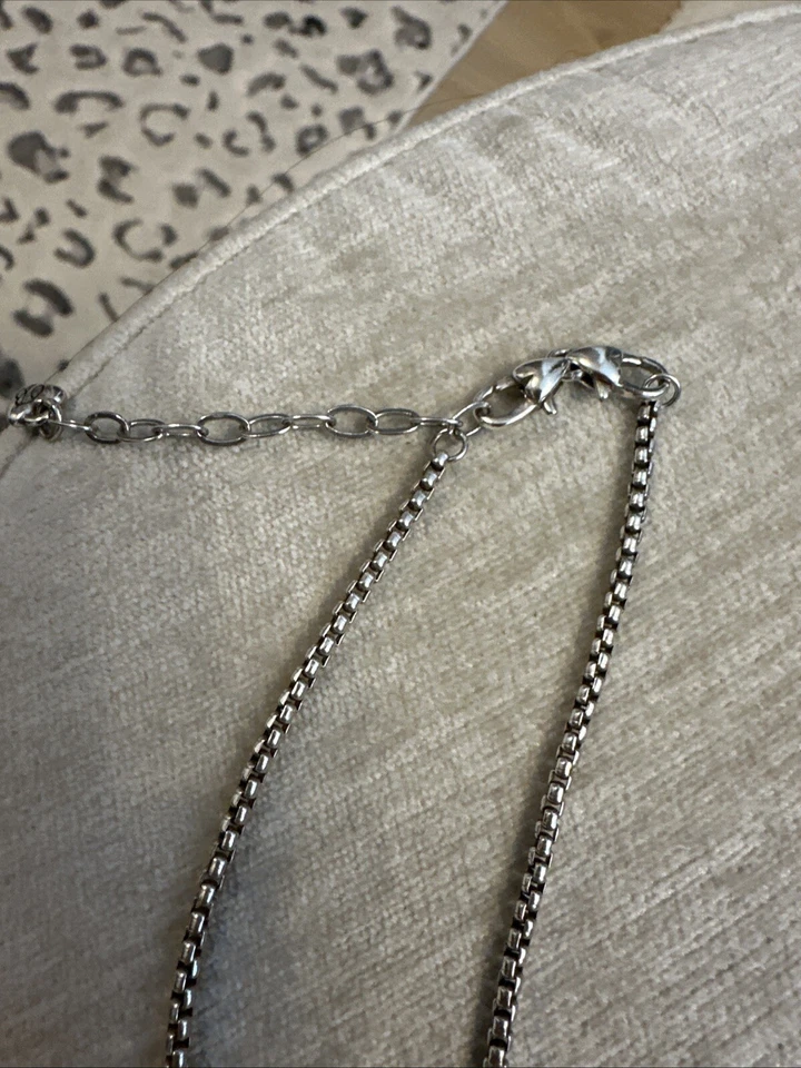 Brighton Southwest Convertible Sueño Plata Y Turquesa Colgante Collar Largo Foto 3 de 4