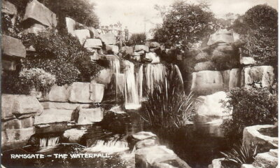 Ramsgate, The Waterfall - Real Photo - Posted 1910 - Barnett
