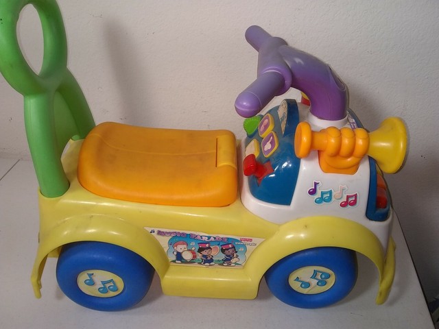fisher price ride on push car