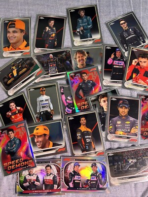 Topps F1 2022 Chrome Cards