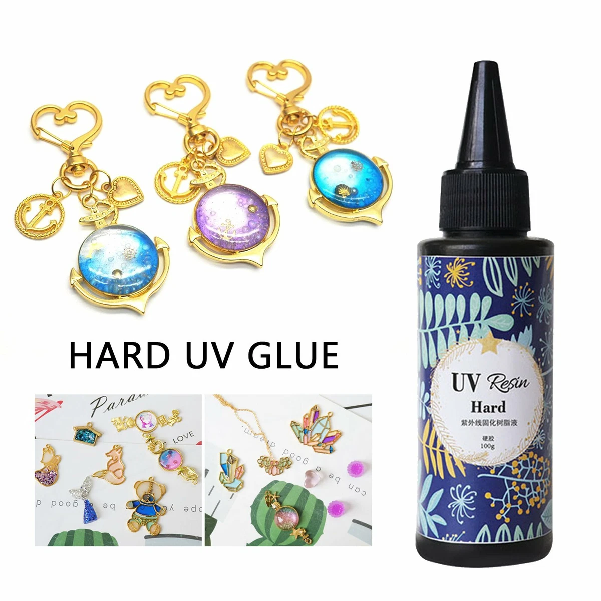  LETS RESIN UV Resin, 12Colors Ultraviolet Epoxy