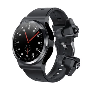 Fashion Smart Watch with Headset Women Men Fitness Tracker Bluetooth Wristwatch