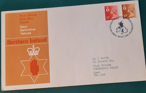 GB - 1978  -   "Northern Ireland Definitive Stamp Issue" -  First Day Cover