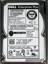 Dell Enterprise Plus EqualLogic 600GB 10k 2.5" SAS Hitachi HUC106060CSS600 TCGGM