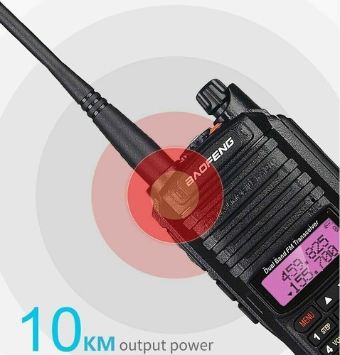 2x Walkie Talkie Baofeng UV-9R Plus VHF UHF Doble Banda Ham Radio De Mano de Dos Vías - Imagen 3 de 58