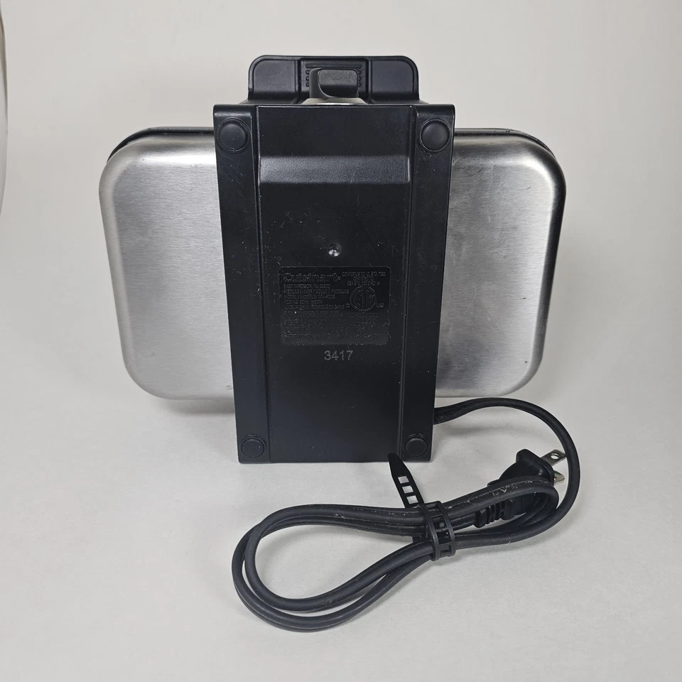 Prensa para pizzletas Cuisinart WM-PZ10 golosinas gofrera antiadherente funciona limpia Foto 4 de 4