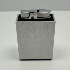 Vintage 1960s Ronson Rover Aluminum Table Lighter - Untested