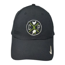 CNP Strapback Hat Black One Size Embroidered Nike Heritage86 Dri-Fit