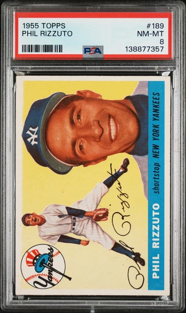 1955 Topps Phil Rizzuto #189 PSA 8