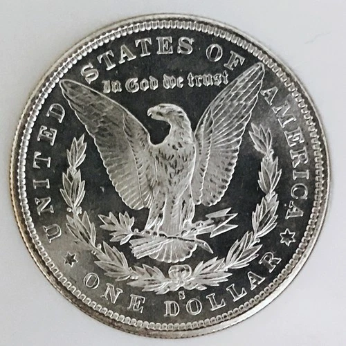 1879 S MORGAN DOLLAR! GEM BU+++! PROOF LIKE EXAMPLE! BEAUTIFUL FIELDS! NR #K2996