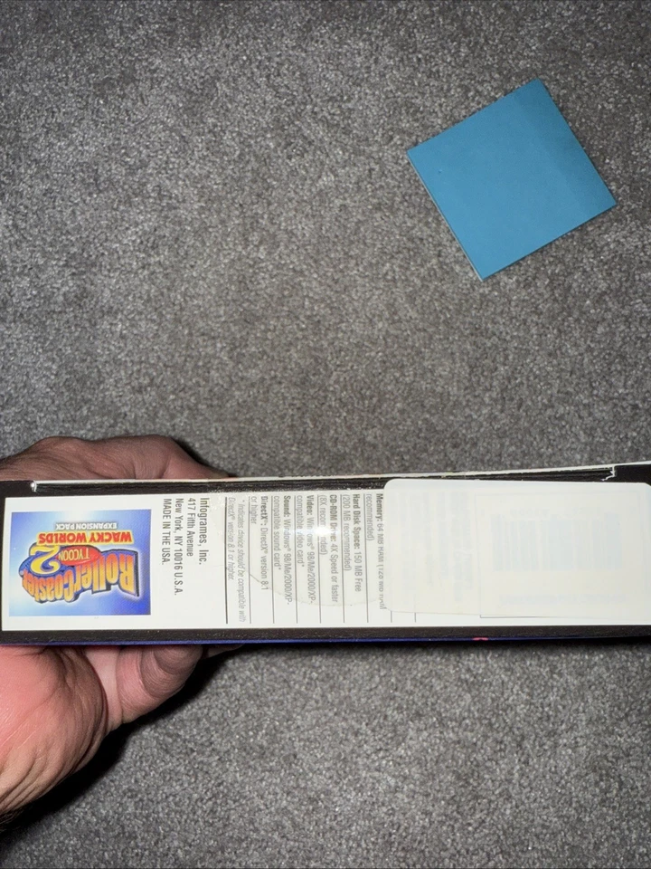 PC ROLLERCOASTER TYCOON 2 II WACKY WORLDS EXPANSION - New sealed - Image 4 of 4