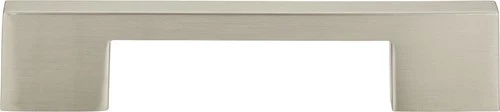 Atlas A867-BN Thin Square Pull 5 1/16 Inch (c-c) - Brushed Nickel - Picture 2 of 2