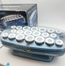 BaByliss PRO Nano Titanium Hot Rollers 20 Piece Set Blue Multiple Sizes
