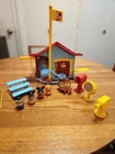 Vintage 1976 Hasbro Weebles Wobble Mickey Mouse Clubhouse w/some accessories
