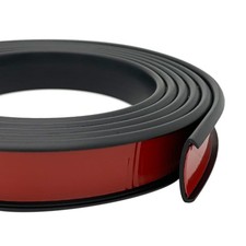 Aroilder U Shape Plywood Edge Banding, Fit 3/4 inch 3/4inch 20Ft , Black