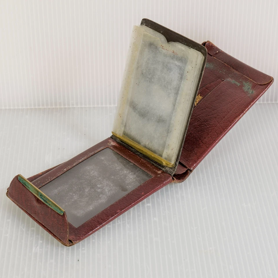 Vintage Swank Mens Brown Billfold Wallet, Genuine Buffalo Calf Leather - Image 3 of 4