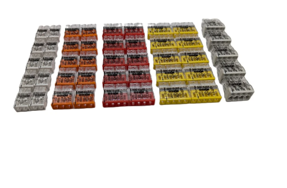 WAGO Klemmen Set 2273-202 2273-203 2273-204 2273-205 2273-208 Sortiment - Bild 1 von 1