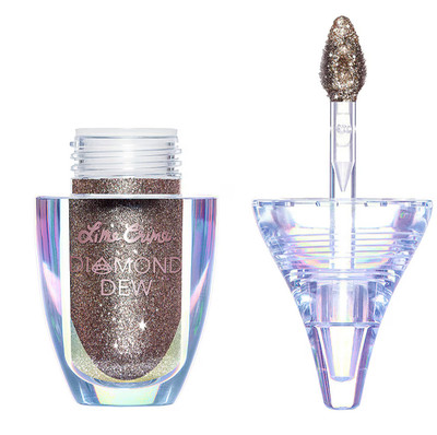 Lime Crime Diamond Dew Liquid Glitter Eyeshadow NIB 0.14 fl oz Shade Magnet Gold