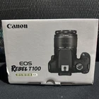 Canon EOS Rebel T100 18 MP Digital SLR Camera - Black