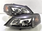 Opel Astra G Vauxhall TS Holden MK4 HID Front BLACK Headlight Lamp Chevrolet OEM