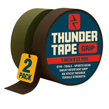 Tactical Grip Tape – 2 Roll Camo Pack (Green & Brown) – Gun Grip Tape for Rifle